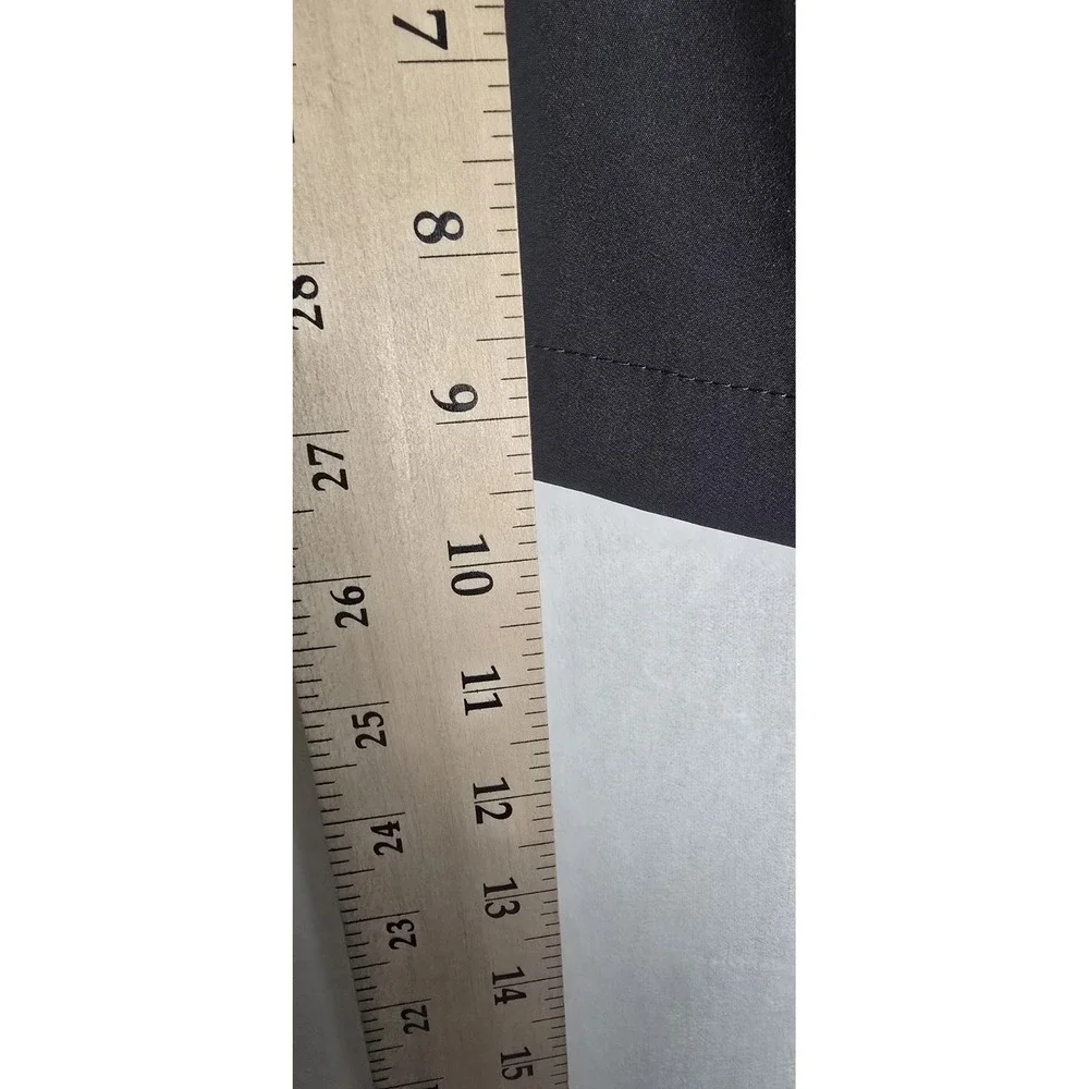 OOBE Lightweight Mens Shorts SZ 32‎ Black Cargo Elastic Waist Stretch